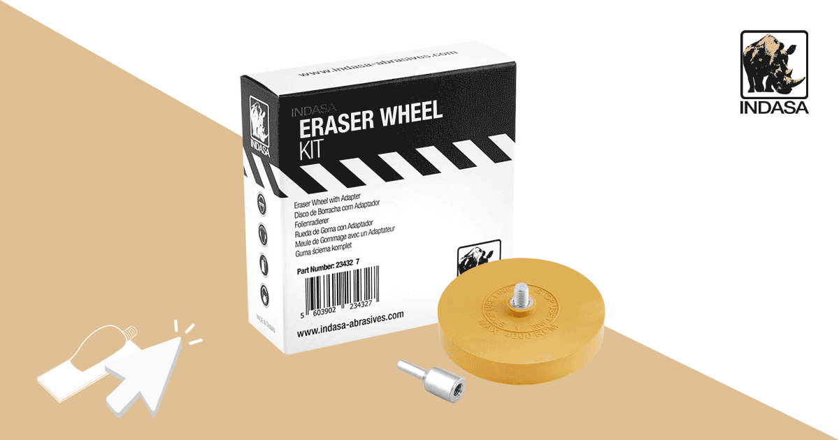 Indasa Eraser Wheel Kit, 8100 –